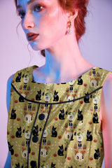 Elizabeth Dress in Mystical Cats