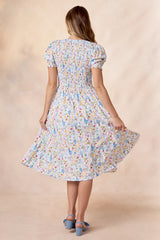 Amelie Dress in Floral Fields