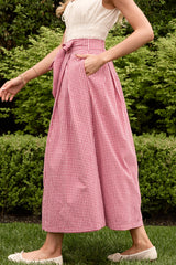 Angela Skirt in Red Gingham