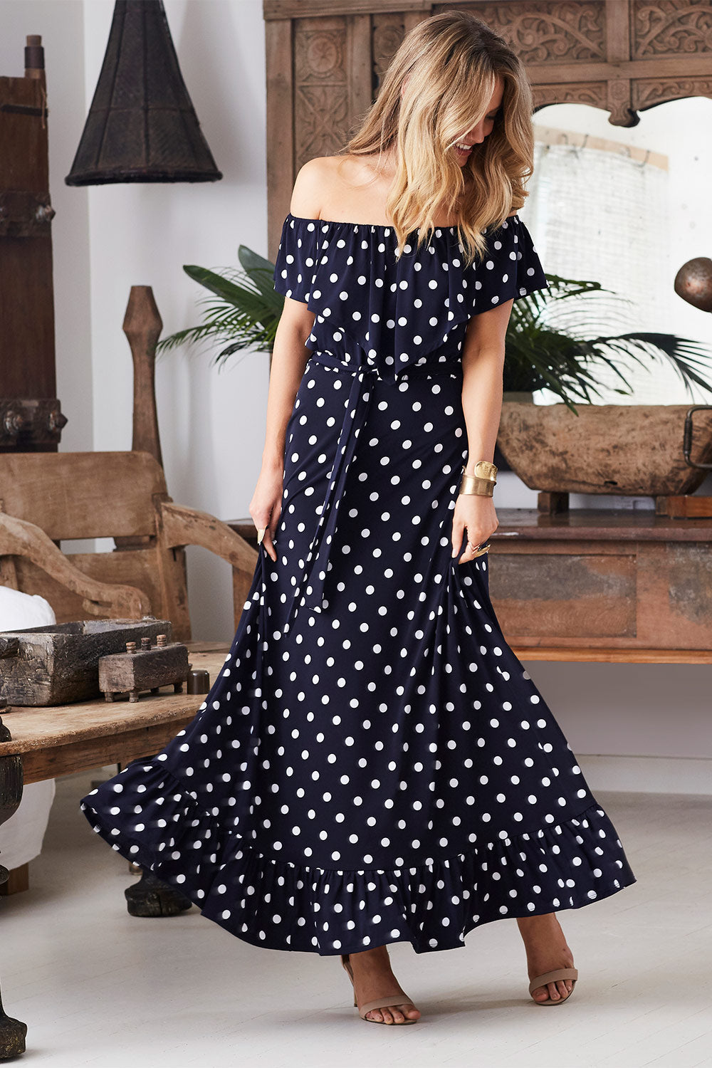 Dance With Me Maxi Dress - Navy