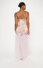 Alice Dress ~ Powder Pink Blooms