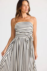 Avalon Dress - Blackstrip