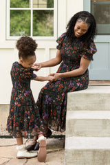 Cordelia Dress in Evergreen Vivid Meadow