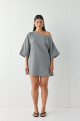 Mara Mini Dress Black Check