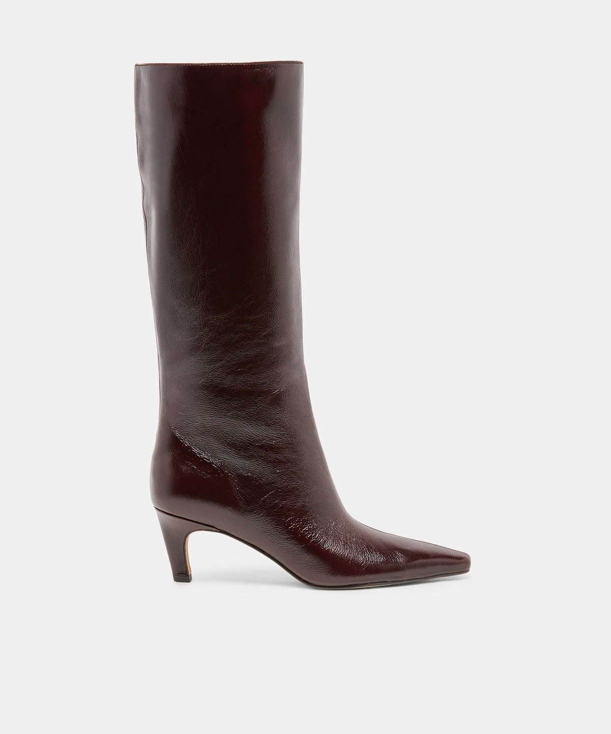 JAZMIN BOOTS BLACK CHERRY LEATHER