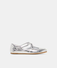 YONO SNEAKERS SILVER DISTRESSED LEATHER