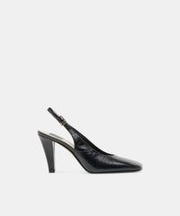 GESSIA HEELS MIDNIGHT LEATHER