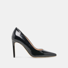 LANKY HEELS BLACK LEATHER