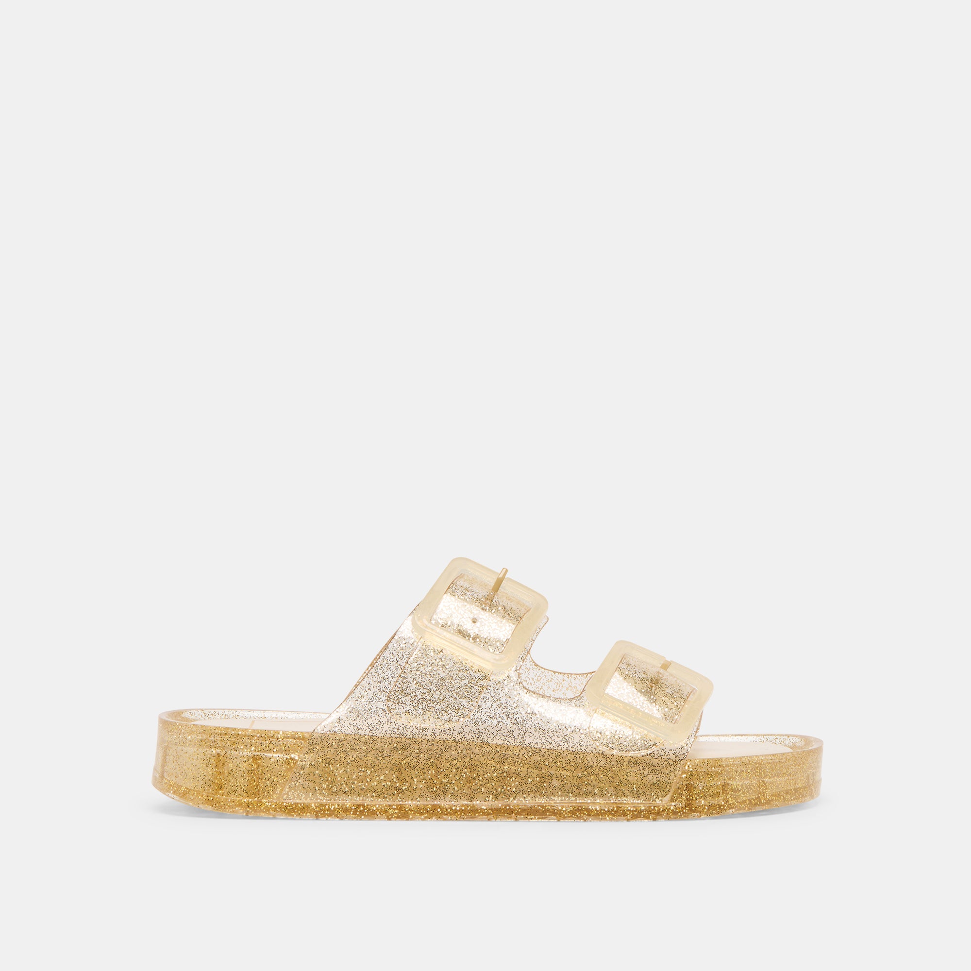 JULIO SANDALS GOLD VINYL