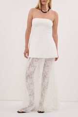 ANYA WHITE LACE MAXI SKIRT