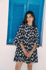 Anika Mini Dress ~ White Cosmos