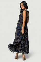 Anita Maxi Dress | Midnight + Gold Floral