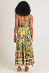 Cecilla Strappy Dress - Print