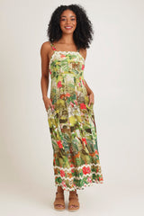 Cecilla Strappy Dress - Print