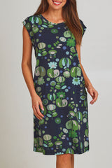 Bobby Cotton Jersey Dress - Arugreen