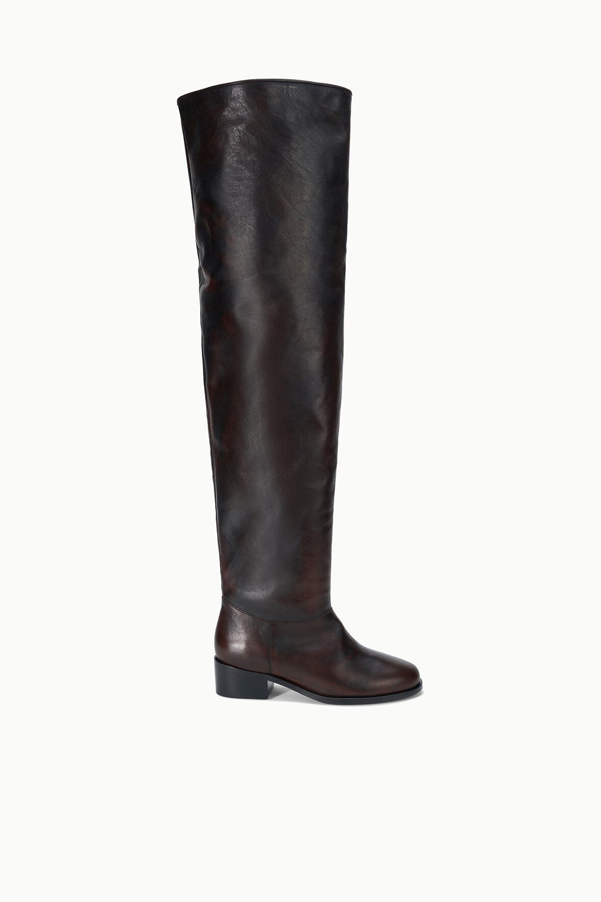 Arlo Over The Knee Boot | Espresso Distressed
