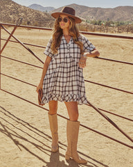 Chic Intentions Plaid Mini Dress