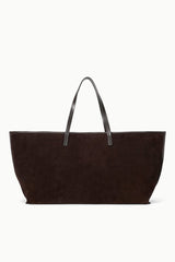 Christos Large Tote | Espresso Suede