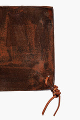 Ceramic Square Coasters | Burnt Sienna Glaze