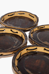 Coaster Set | Ceramic Leather