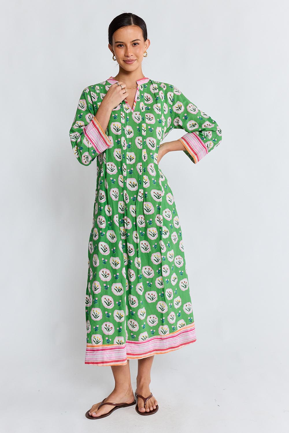 Beth Midi Dress – Fern