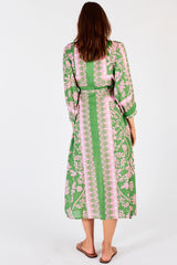 Carara Buttoned Midi - Green