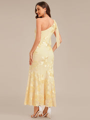 ever ARCELIA|Flowing Ribbon Mesh Mermaid Formal Dress
