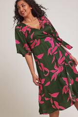 Ailin Wrap Dress - Vividflora
