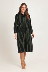 Cotton Midi Collar Dress – Congo