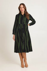 Cotton Midi Collar Dress – Congo