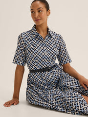 Checkers Shirt Dress