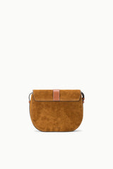 Bella Saddle Bag | Tan Suede