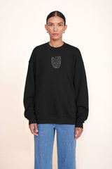 Custom Staud X C.Bonz Oversized Sweatshirt | Black