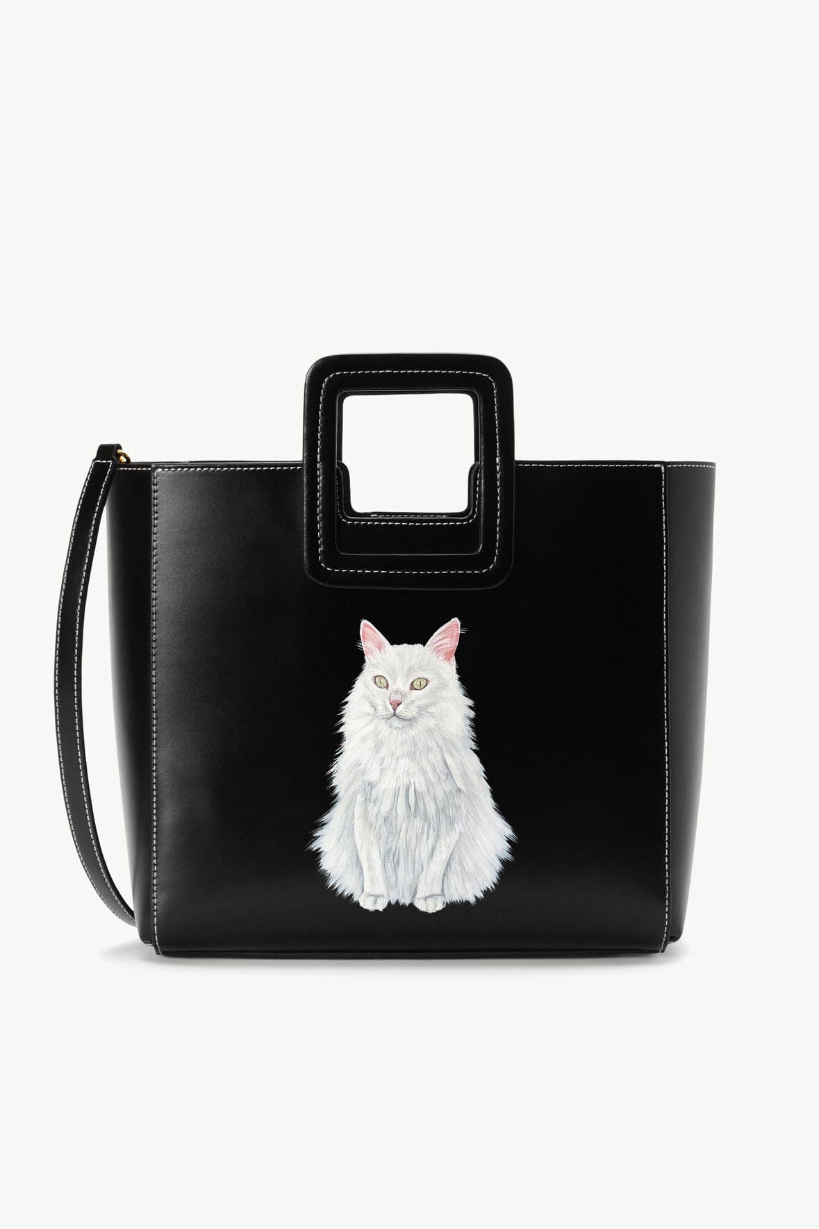 Custom Shirley Leather Bag | Black