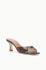 Brigitte Mule | Espresso Pvc