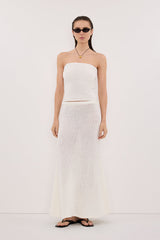 ALTHEA OFF WHITE MAXI SKIRT