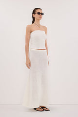 ALTHEA OFF WHITE MAXI SKIRT