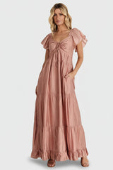 Agatha Maxi Dress | Dusty Mauve